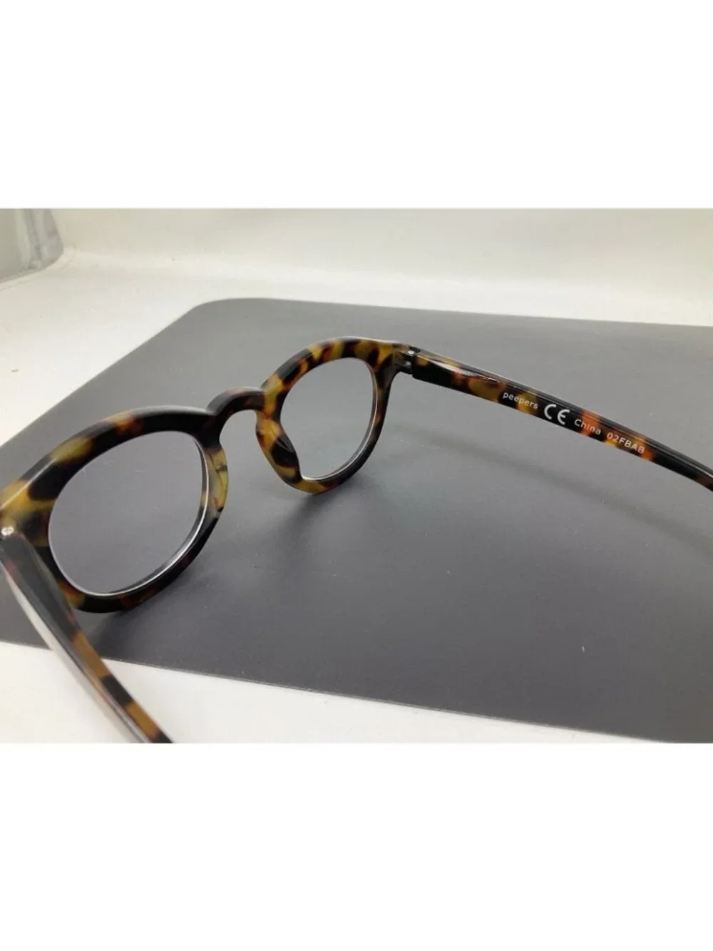PEEPERS Stardust Focus, Brown Tortoise Reading Glasses +1.75 Blue Light Filter